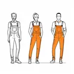 orange overalls image